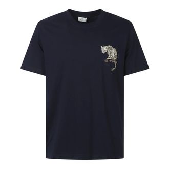 Etro Etro, T-Shirts, male, Blue, Size: XL T-shirt Roma
