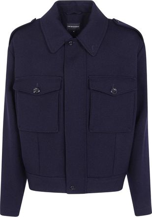 Emporio Armani Light Jassen - Heren - Zomerjassen - Blauw - M - Jassen