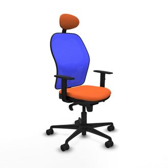 Piqueras y Crespo Silla De Oficina Con Cabecero Jorquera Piqueras Y Crespo 1d036n1 Naranja