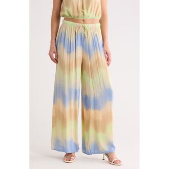FRNCH Parina Wide Leg Pants in Tie-Dye at Nordstrom Rack, Size X-Small