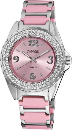 August Steiner Silver-tone Ladies Watch AS8036PK