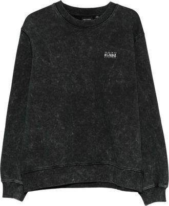 Daily Paper Clothing Textured M Sweater - Heren - Sweatshirts - Zwart - L - Hoodies & sweatvesten