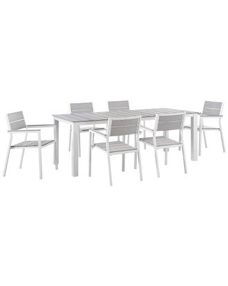 ModWay Outdoor Maine 7Pc Outdoor Patio Dining Set