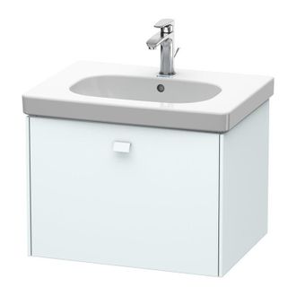 Duravit Duravit Brioso Neceser De Pared 62,0 X 46,9 Cm, 1 Caj&oacute;n, Para Lavabo D-c&oacute;digo 034265, Color (frente/cuerpo): Azul Claro Decoraci&oacute;n Mate, Mango Azul Cl