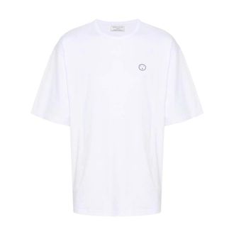 Soci&eacute;t&eacute; Anonyme Tops, Heren, Wit, XL, Katoen, Chit-Chat Bas Tee