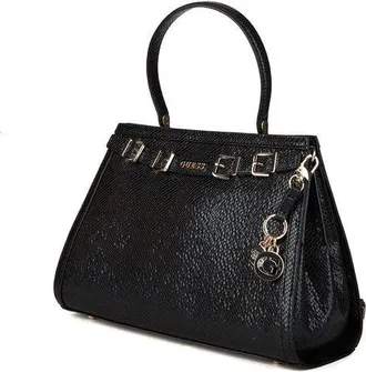 Guess Womens Satchel Black Polyurethane Satchel-bags