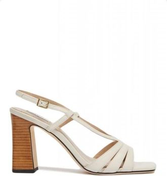 Marella Schoenen > Flats > Muiltjes - Dames - Sandalen met hakken - Beige - 38 EU - Schoenen