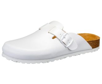 Lico Clog LICO Clog Bioline Clog, Herren, Gr. 36, weiss (wei&szlig;), Synthetik, Schuhe Clog