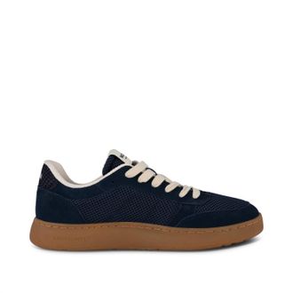 Woden Mens Frode Mesh Sneaker In Navy