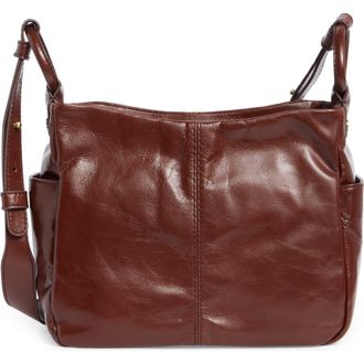 Hobo Sheila Leather Crossbody Bag in Chocolate at Nordstrom Rack