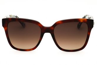 Kate Spade New York KSKIYA2GSUS Tortoiseshell Rectangular Sunglasses - Brown