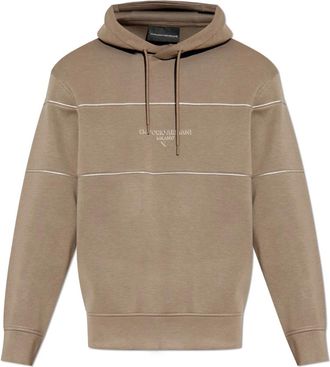 Emporio Armani Hombre, Sudaderas, Beige, Talla: M