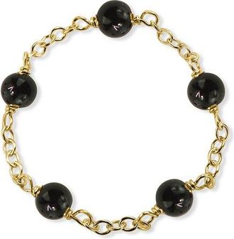 Jewelmak 14K Black Onyx Ring