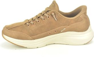 Skechers Fitness, Dames, Bruin, 40 EU, Camel + Stiksel Slip-In
