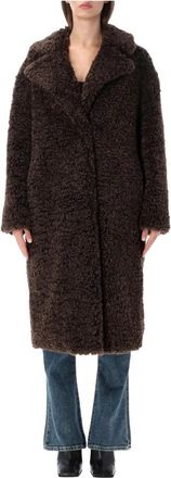 Stand Studio Jazmin Jas - Dames - Jassen - Bruin - M - Polyester - Jassen