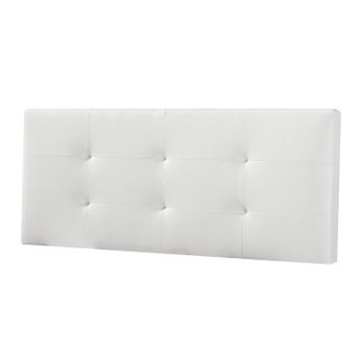 Marckonfort Cabecero De Cama Tapizado Maya 140x60 Blanco