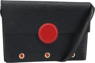 Louis Vuitton Pre-owned Schoudertas - Dames - Vintage Schoudertas - Zwart - ONE Size - Leer - Vintage