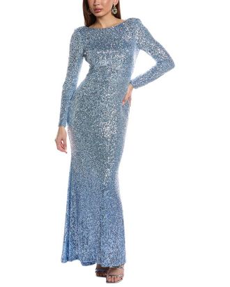 Eliza J Sequin Maxi Dress
