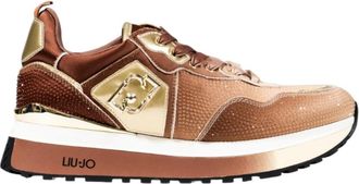 Liu Jo Maxi Wonder Sneakers - Dames - Sneakers - Bruin - 38 EU - Schoenen