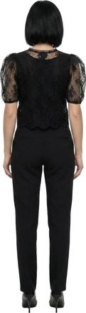 Dolce & Gabbana Lace-Trimmed Blouse - Black