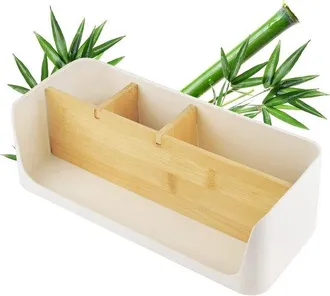 OEM Organizador De Escritorio, Mesa, Oficina, Soporte Para Tel&eacute;fono M&oacute;vil Y Tableta, Bandeja Para Cartas, Servilletero, Caja Organizadora, Blanco)