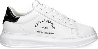 Karl Lagerfeld Rue St-Guillaume Kapri leren sneakers - Wit