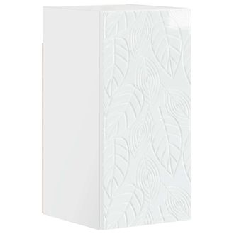 vidaXL Armario De Pared Para Ba&ntilde;o Delft Blanco Brillante Vidaxl