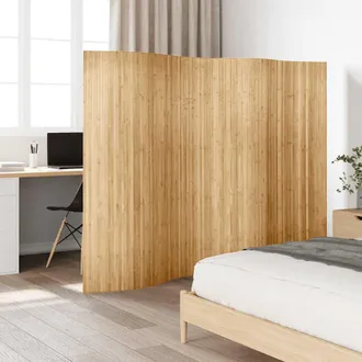 vidaXL Pannello Divisore Per La Stanza In Bamb&ugrave; Naturale 250x165 Cm - Vidaxl