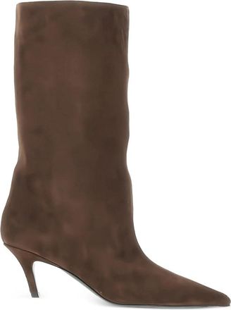 Amina Muaddi Shoes Brown