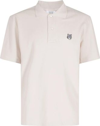 Maison Kitsun&eacute; Fox Head Comfort Polo - Heren - Polos - Roze - L - Tops