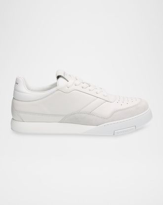 Givenchy Mens Yard Leather and Suede Low-Top Sneakers