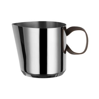 Alessi Edo Calentador De Leche Plateado Capacidad 1,3 Litros