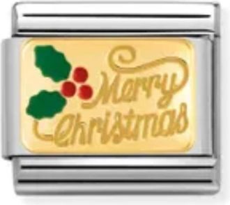 Nomination Holiday Composable Classic Links In Merry Christmas