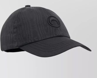 Marine Serre moon logo baseball cap curved brim