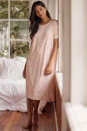 Papinelle Sleepwear Nostalgia 100% Cotton T-Shirt Midi Dress