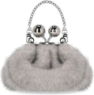 Weekend by Max Mara CLUTCH PASTICCINO TUBO MINI GRIGIA MAX MARA WEEKEND