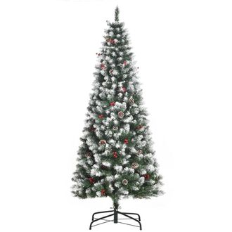 HOMCOM &Aacute;rbol de navidad 65x65x180 cm verde