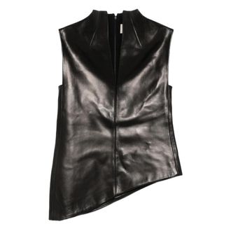 Khaite Von High-neck Asymmetric Top