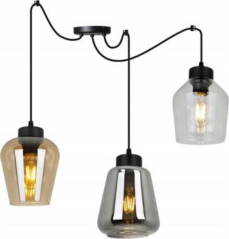 OEM L&aacute;mpara Colgante Moderna Y Elegante Con Pantalla De Cristal