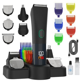 OEM Usb Oplaadbare Mannen Elektrische Grooming Kit, Veelzijdig Voor Gezicht, Lichaam, Neus, Oren Y Snor