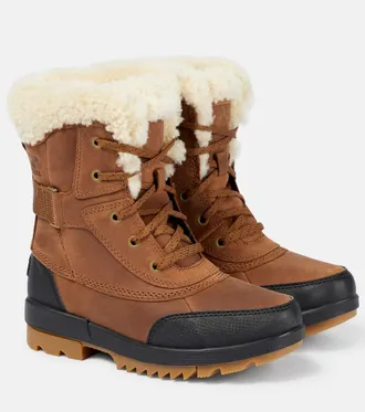 Sorel Stivaletti Torino Parc in pelle con shearling