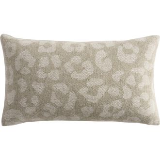 DKNY Faux Cashmere Accent Pillow in Leopard at Nordstrom