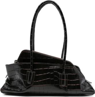 The Attico Kleine Top Handtas - Dames - Schoudertassen - Zwart - ONE Size - Tassen