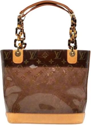 Louis Vuitton Pre-owned Cabas Sac Ambre PM - Dames - Vintage Shopper - Bruin - ONE Size - Leer - Vintage