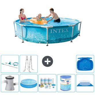 Intex Piscina Con Estructura Redonda - 305x76 Cm - 8-piezas S31386
