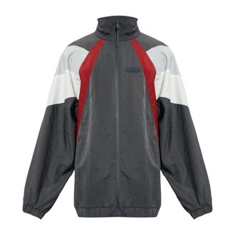 Lacoste Logo Jacket - Heren - Sport - Grijs - Maat: S Gabardine