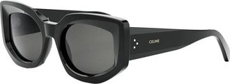 Celine Celine, Accessoires, unisex, Zwart, ONE Size, Cl 40277 Vlinder Zonnebril