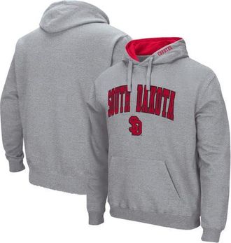 Colosseum Mens Colosseum Heathered Gray South Dakota Coyotes Arch and Logo Pullover Hoodie in Heather Gray at Nordstrom, Size Medium