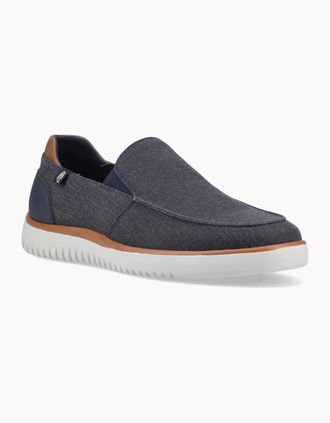 Hush Puppies Mens Damon Mens Slip On Shoes - Navy - Size: 12