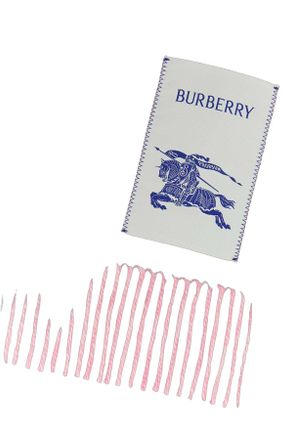Burberry Unisex Tbar Scarf Pink Cashmere